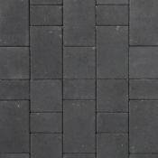 Тротуарная плитка "Новый город" цвет черный